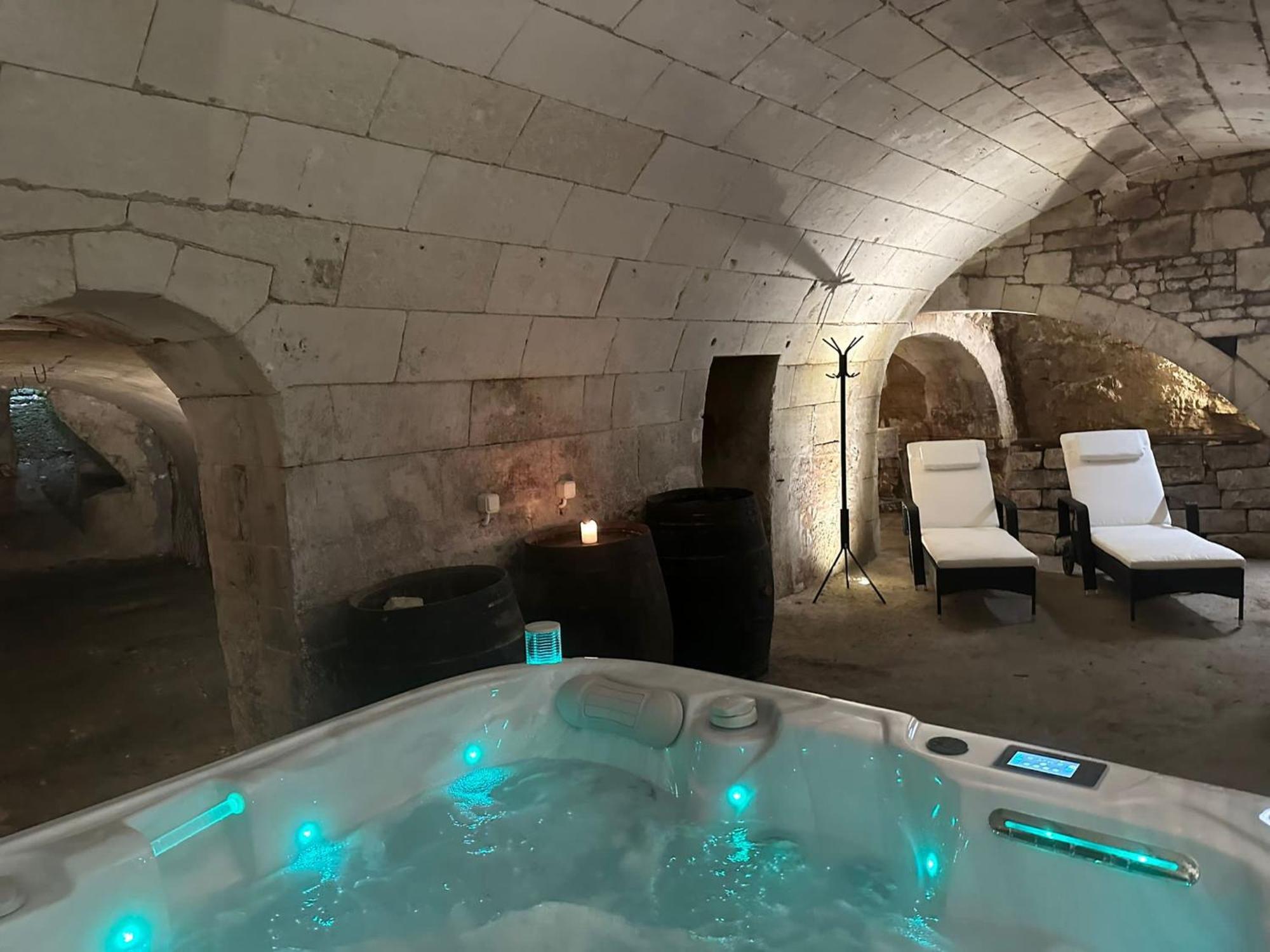 Gite Au Boom Coeur En Options Spa Et Repas Tourtenay Buitenkant foto